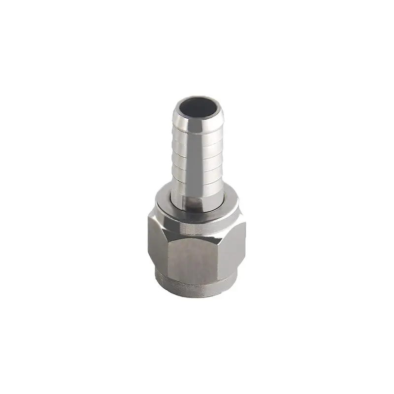 1/4" Ffl × 1/4" Od Stainless Steel Swivel Nut Fitting 1