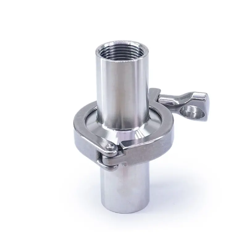 1.5-Inch Tri-Clamp To 1/2-Inch Female Npt Union Fitting Set 1