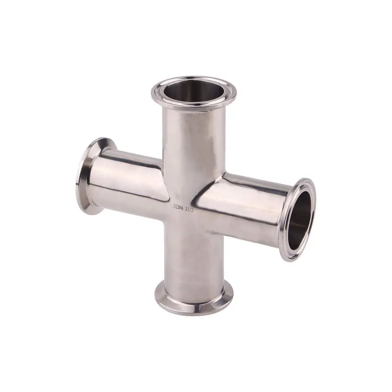 1.5" Tri-Clamp Stainless Steel Cross Fitting 1
