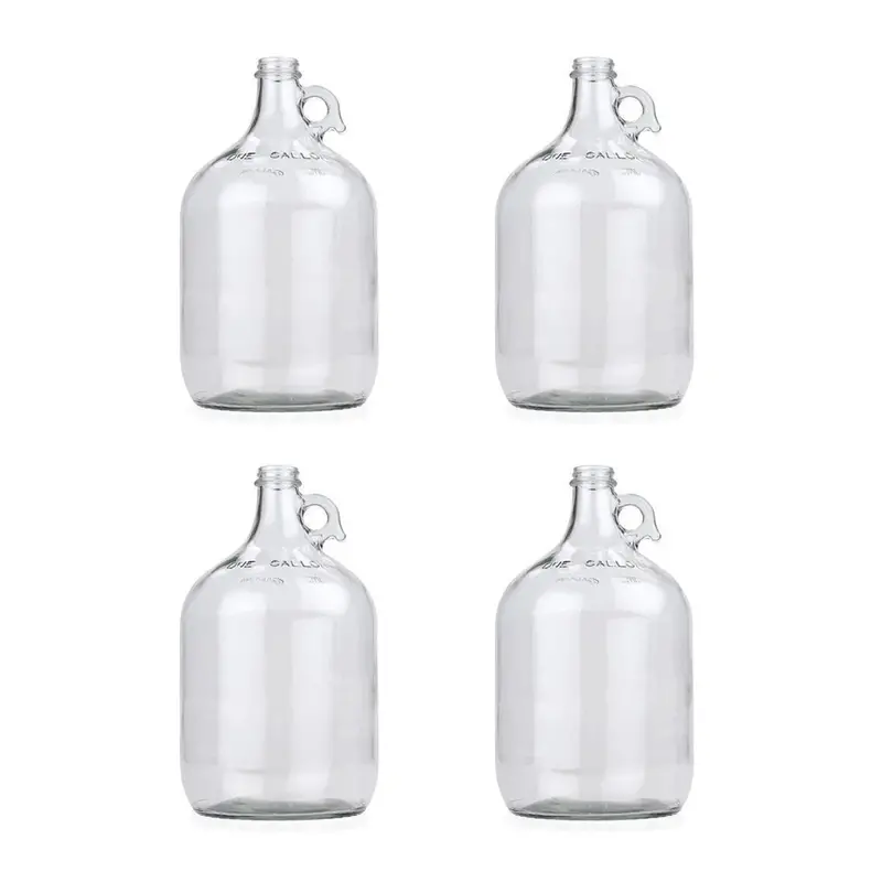 1-Gallon Clear Glass Carboy Fermenter – Pack Of Four (Basic Version) 1