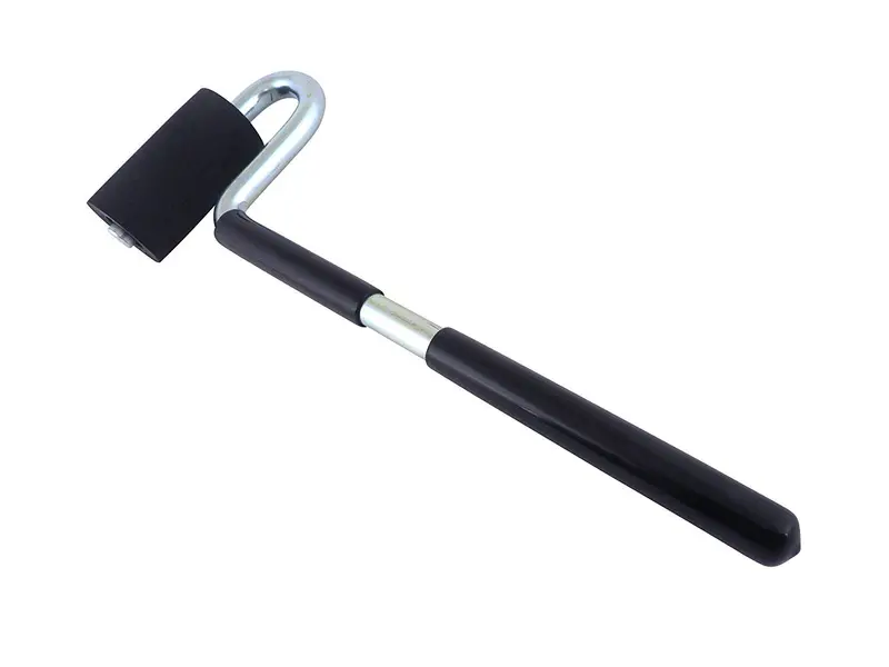 12-Inch Laminate Veneer J-Roller With Straight Steel Handle And Hard Rubber Roller 1