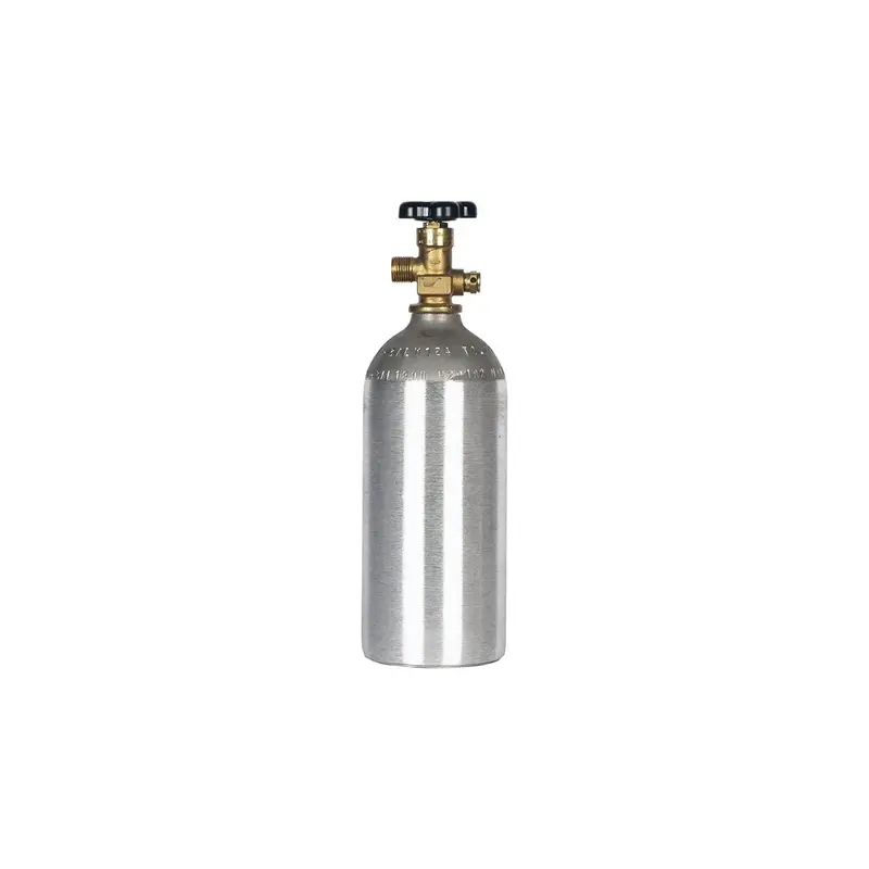 2.5 Lb Aluminum Co₂ Tank – Cga320 Valve For Homebrew Kegging 1