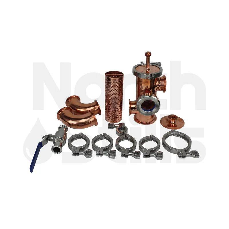 2" Copper Gin Basket Assembly By North Stills 1