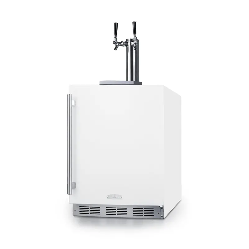24-Inch Dual-Tap Ada-Compliant Built-In Cold Brew Kegerator (Sbc58Whbiadacftwin) 1