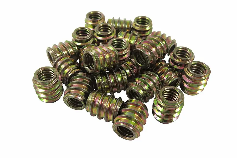 25-Piece Threaded Insert Kit – Universal Installation For Wood And Metal 1