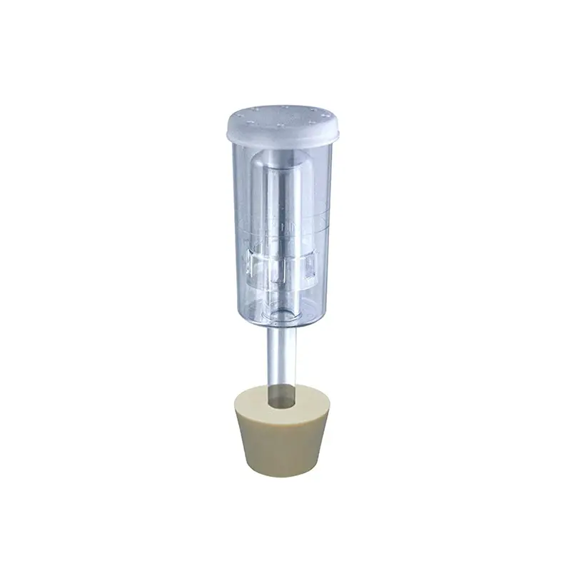 3-Piece Airlock With #6.5 Rubber Bung For Fermentation Vessels 1