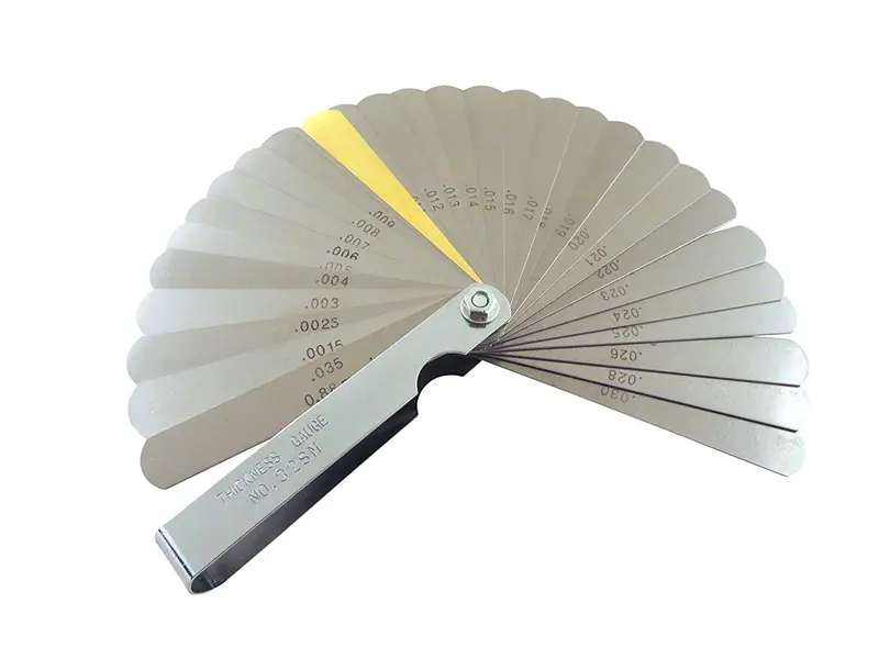 32-Blade Sae And Metric Feeler Gauge For Accurate Thickness Measurement 1