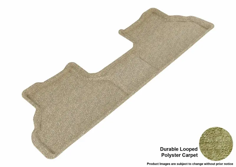 3D Maxpider Classic Tan Floor Liner – Second-Row Rear Mat (Single Piece) 1