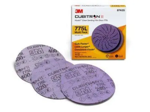 3M Cubitron Ii Hookit Sanding Discs – 15-Pack, Multi-Hole Dust Extraction, Clean Sanding Performance 1