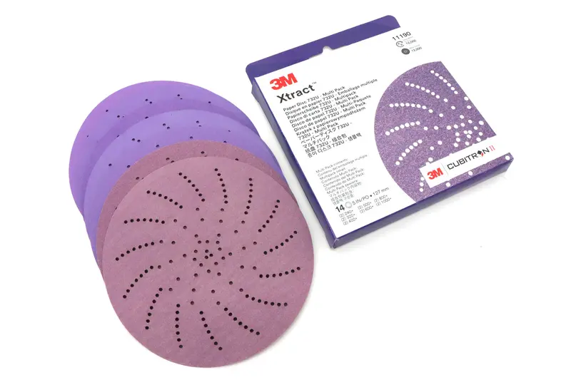 3M Cubitron Ii Xtract Hookit Sanding Discs — 14-Piece Multi-Hole Dust-Extraction Pack 1