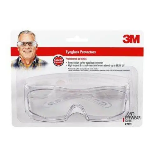 3M Over-The-Glasses Safety Eyewear — Clear Frame With Scratch-Resistant Lenses 1