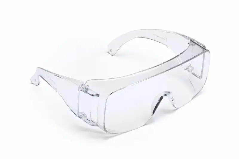 3M Tour-Guard™ V Safety Glasses – Ansi Z87+ Rated, Clear Frame & Scratch-Resistant Lens, Otg Design 1