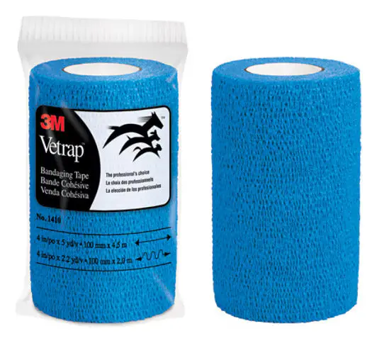 3M Vetrap Self-Adherent Veterinary Tape — 4" X 5 Yard, High-Friction Grip 1