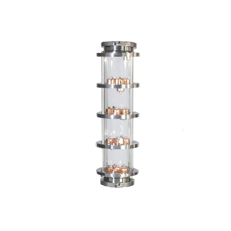 4" Borosilicate Glass 4-Plate Flute Column – North Stills 1