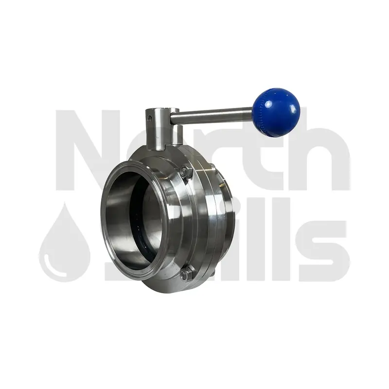 4-Inch Tri-Clamp Butterfly Pull-Trigger Ball Valve – Stainless Steel 1