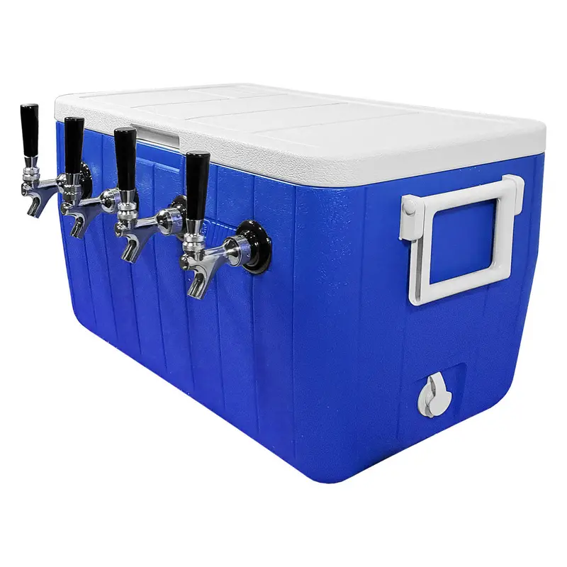 48-Qt Glycol-Cooled Jockey Box With Four Independent Faucets 1