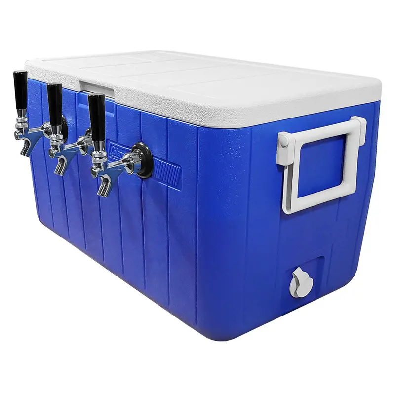 48-Quart Portable Jockey Box Featuring Three Draft Taps 1