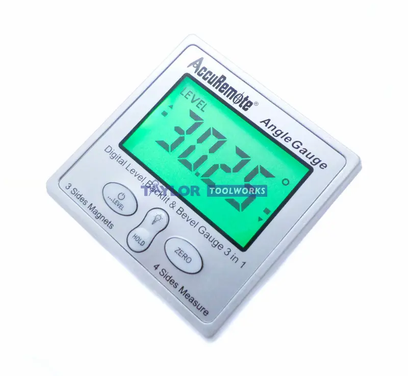 Accuremote Backlit Digital Angle Gauge – Ip65-Rated Precision Inclinometer 1