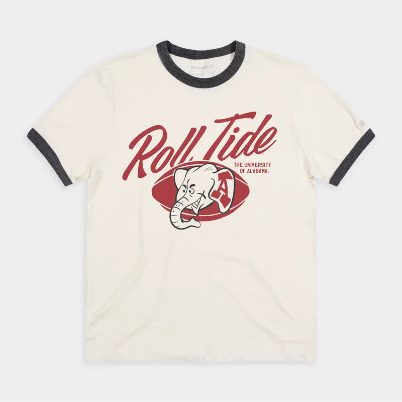 Alabama Crimson Tide 'Roll Tide' Vintage Football T-Shirt 1