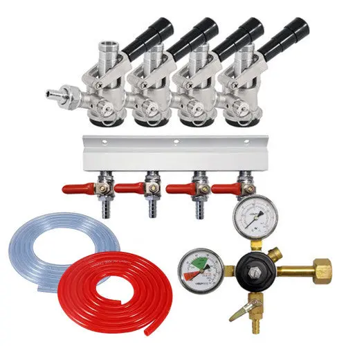 All-In-One Kegerator & Jockey Box Tapping Kit – Four-Line System 1