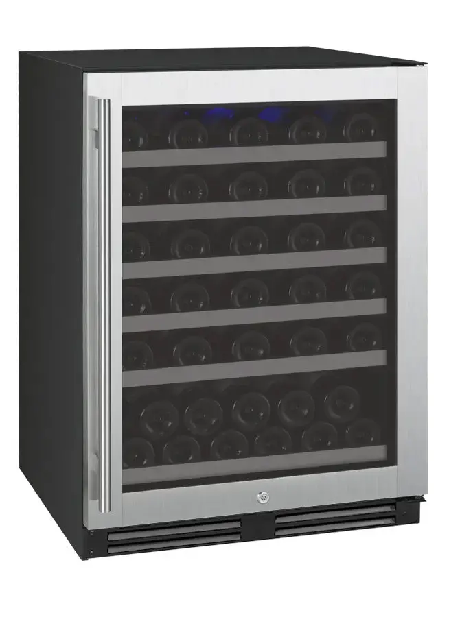 Allavino Flexcount 56-Bottle Single-Zone Undercounter Wine Refrigerator – Stainless Steel Door, Right-Hinge 1