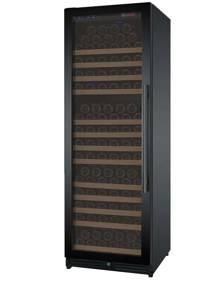 Allavino Flexcount Ii 24" Single-Zone Wine Refrigerator – 177-Bottle Black Left-Hinge Built-In Unit 1