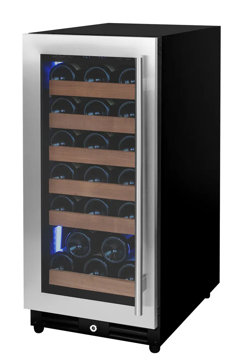 Allavino Reserva 15" Single-Zone Stainless Steel Wine Refrigerator – 30-Bottle Left-Hinge Built-In 1