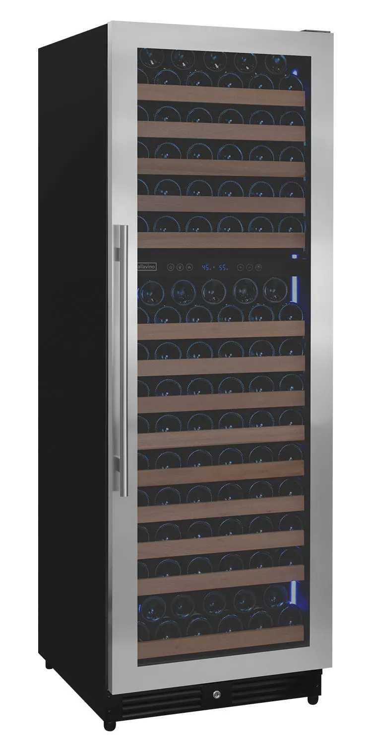 Allavino Reserva 172-Bottle Dual-Zone Built-In Wine Cooler – Stainless Steel Door, Right-Hinge 1