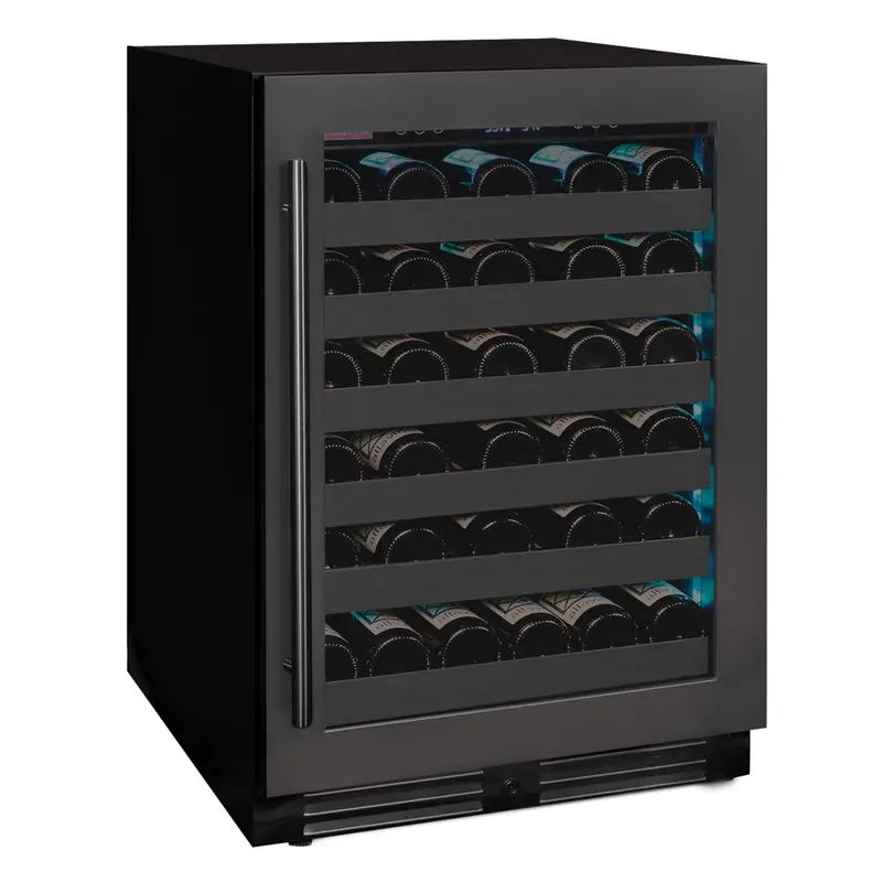 Allavino Reserva 50-Bottle Single-Zone Luxury Built-In Wine Cooler – Black Stainless Steel Door, Right-Hinge 1