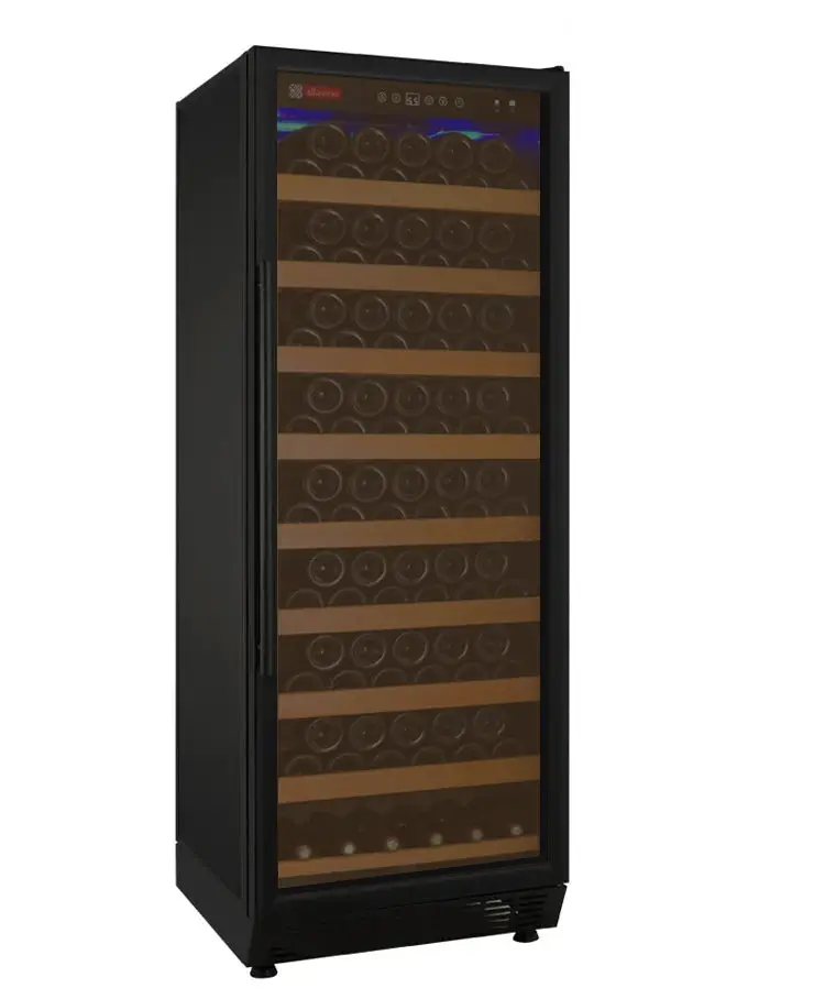 Allavino Vite 99-Bottle Freestanding Wine Cooler – Black Door, Right-Hinge Single-Zone Design 1