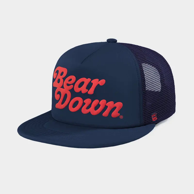 Arizona Wildcats 'Bear Down' Puff Print Trucker Hat 1