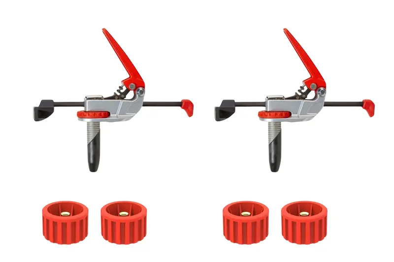 Armor Auto-Adjust In-Line Dog Clamp Bundle – Two Clamps With Extra Adjustment Knobs 1