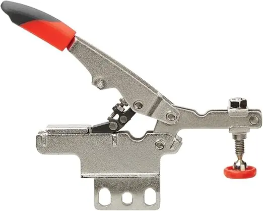Armor Auto-Adjust Vertical Toggle Clamp – Medium Profile With Horizontal Base Plate, 450 Lb Holding Capacity 1