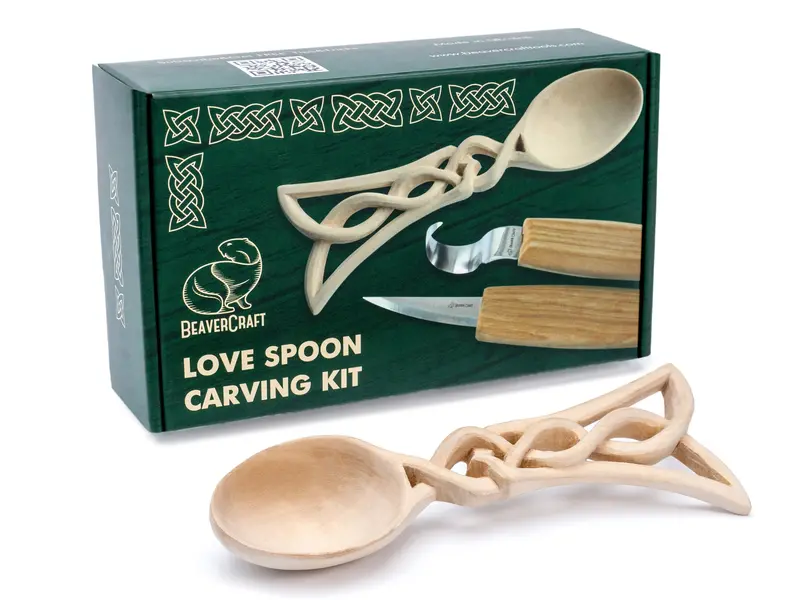 Beavercraft Diy04 Celtic Spoon Carving Starter Kit 1