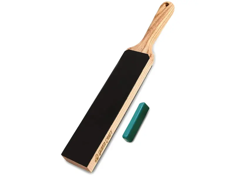 Beavercraft Ls6P1 Dual-Sided Paddle Strop With Polishing Compound 1