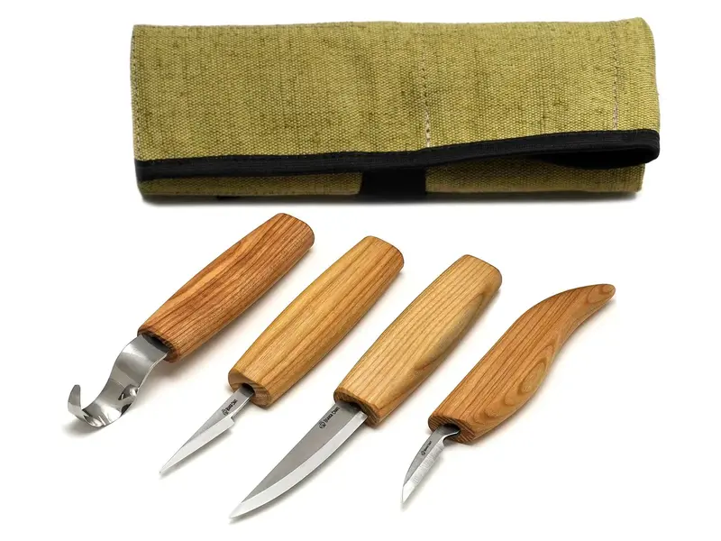 Beavercraft S09 Premium 4-Piece Carving Knife Assortment 1