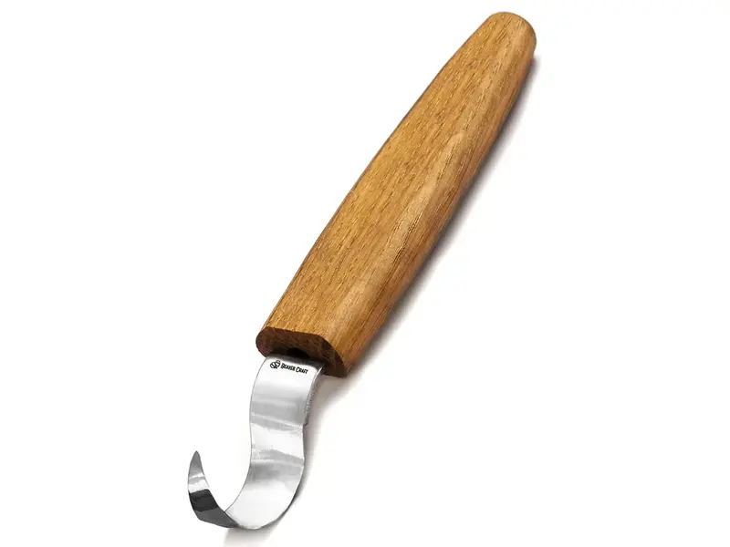 Beavercraft Sk1-Oak Right-Handed 25Mm Spoon Carving Knife With Oak Handle 1