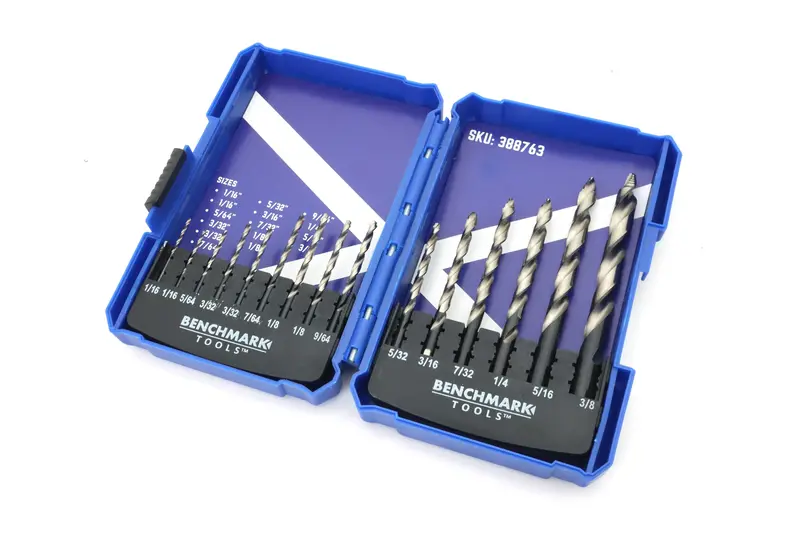Benchmark Sharkstep M2 Hss 118° Twist Drill Bit Set – 15-Piece Precision Kit 1