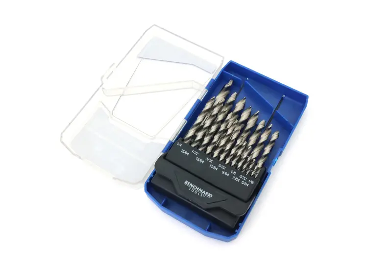 Benchmark Sharkstep M2 Hss 118° Twist Drill Bit Set – 21-Piece Versatile Kit 1