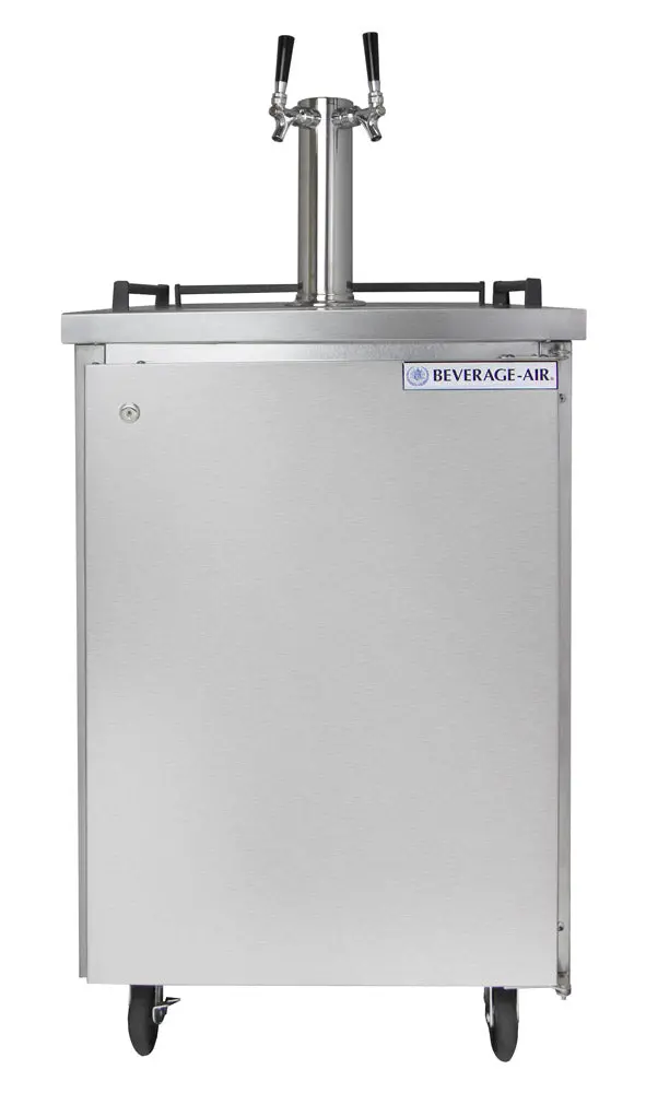 Beverage-Air 24-Inch Dual-Tap Outdoor Stainless Steel Kegerator 1