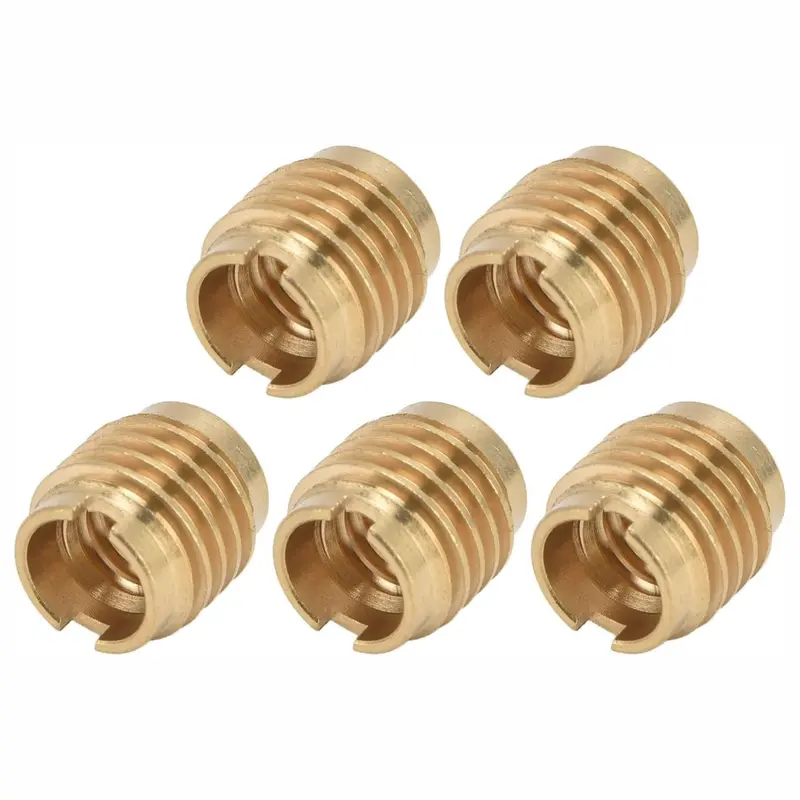 Brass Tap Handle Insert Kit – 3/8" Unc Threads (5-Pack) 1