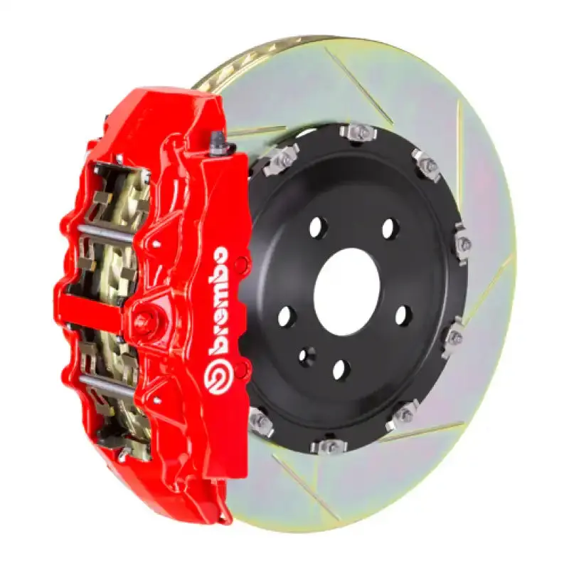 Brembo Gt Front Big Brake Kit – 380X34Mm Slotted Two-Piece Rotors, 6-Piston Calipers For 2015–2019 Vw Golf R 1