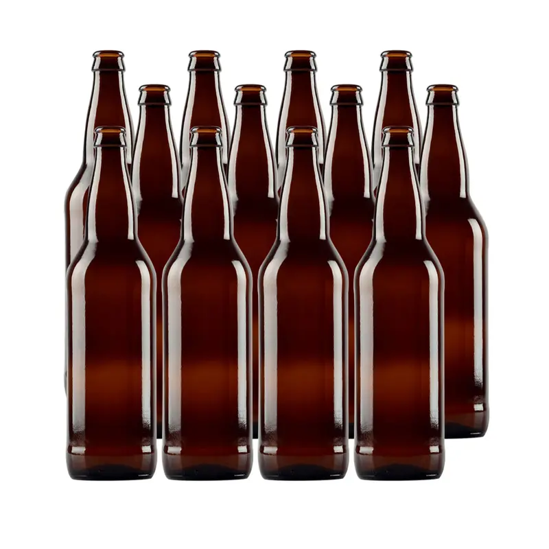 Brown Glass Beer Bottles – 12-Pack, 650 Ml Bombers (Local Pickup Only) 1