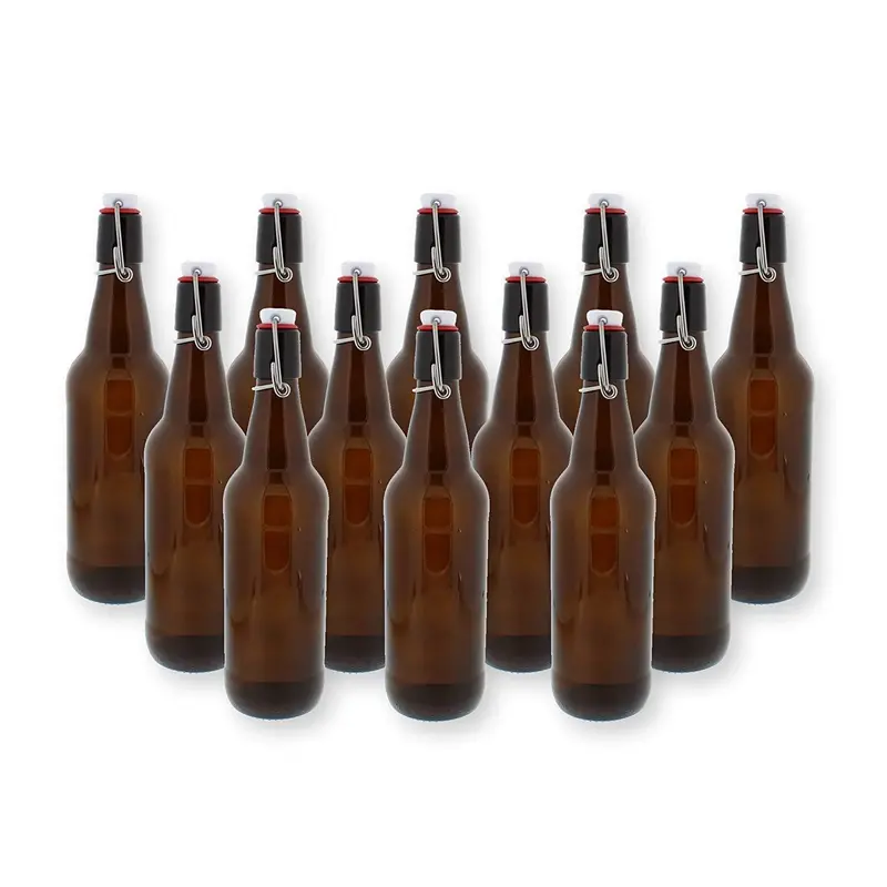 Brown Swing-Top Glass Bottles – 750 Ml, 1 Case (12 Bottles) 1