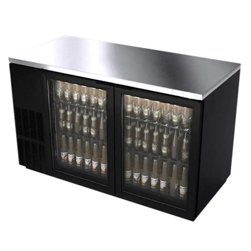 Built-In Back Bar Refrigerator With Two Glass Doors – Model Abbc-58 1
