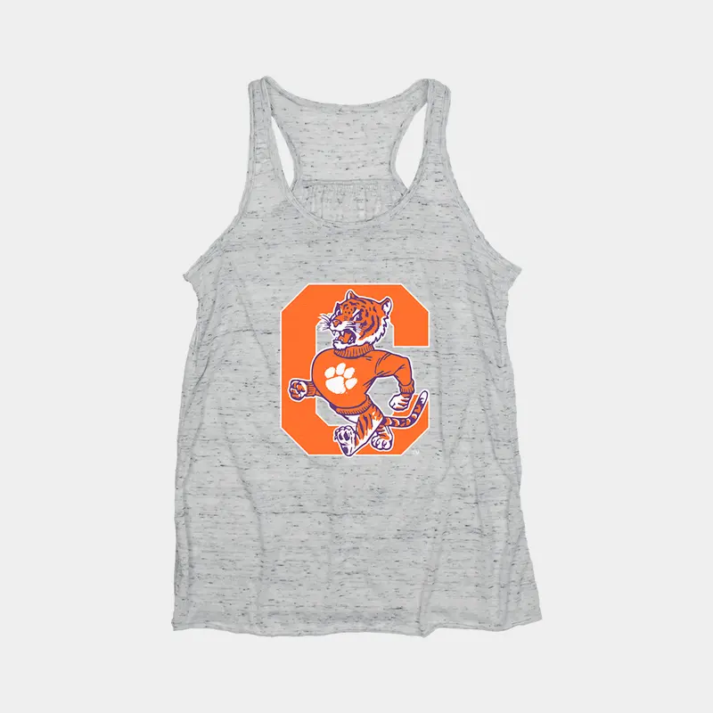 Clemson Tigers Women'S Vintage Tank Top 1