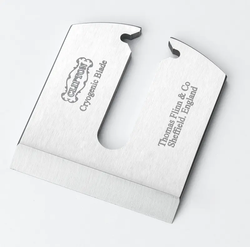 Clifton 600 Flat Sole Spokeshave Replacement Blade — 2-1/8" X 0.125", O1 Cryo Steel 1