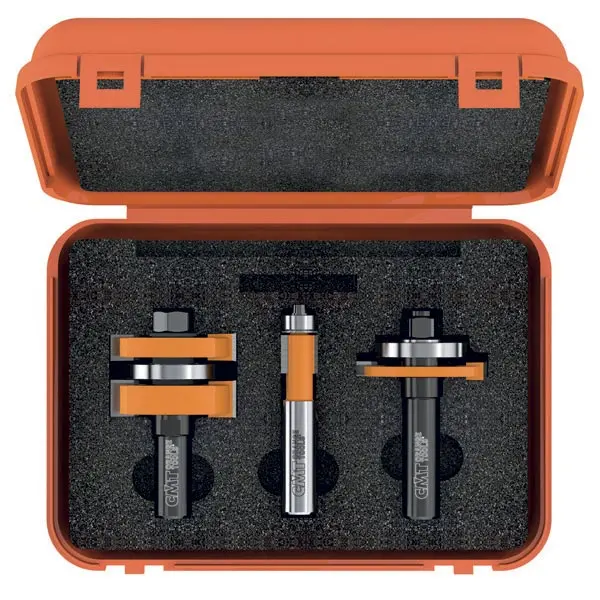 Cmt 3-Piece Tongue-And-Groove Router Bit Set – Cabinet-Making Precision 1