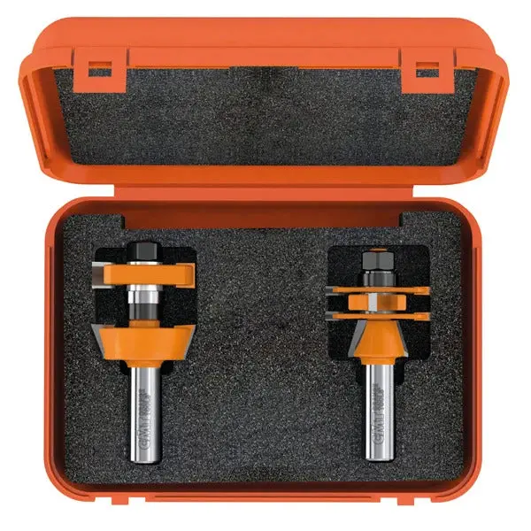 Cmt Adjustable Shaker Door Rail-And-Stile Router Bit Set – Carbide Tipped 1