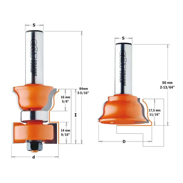Cmt Carbide-Tipped Window And Sash Router Bit Set 1